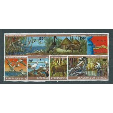 Senegal - Correo Yvert 488/91+A.160/1 ** Mnh  Fauna