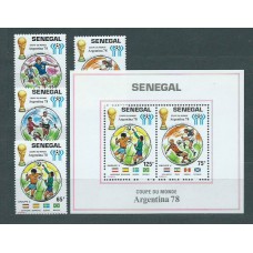 Senegal - Correo Yvert 495/8+Hb 15/16 ** Mnh  Deportes fútbol