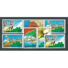 Senegal - Correo Yvert 732/7 ** Mnh  Fauna aves