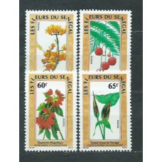 Senegal - Correo Yvert 781/4 ** Mnh  Flores