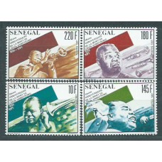 Senegal - Correo Yvert 919/22 ** Mnh  Luis Armstrong