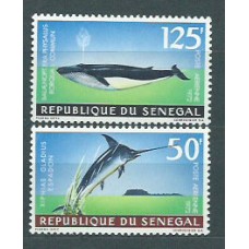Senegal - Aereo Yvert 121/2 ** Mnh  Fauna marina