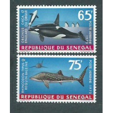 Senegal - Aereo Yvert 126/7 ** Mnh  Fauna marina