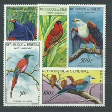 Senegal - Aereo Yvert 31/5 * Mh  Fauna aves