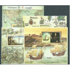 Senegal - Hojas Yvert 37/43 ** Mnh  Barcos