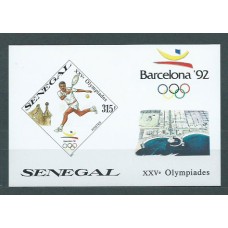 Senegal - Hojas Michel 51/6 sin dentar ** Mnh  Olimpidas de Barcelona