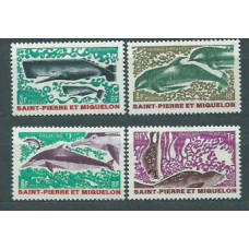 San Pierre y Miquelon - Correo Yvert 391/4 ** Mnh Fauna Marina