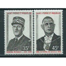 San Pierre y Miquelon - Correo Yvert 419/20  ** Mnh Personajes