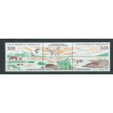 San Pierre y Miquelon - Correo Yvert 485A ** Mnh Fauna