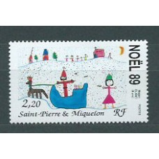 San Pierre y Miquelon - Correo Yvert 512 ** Mnh Navidad