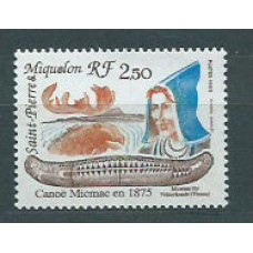 San Pierre y Miquelon - Correo Yvert 527 ** Mnh Barco