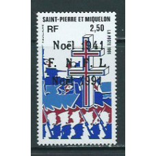 San Pierre y Miquelon - Correo Yvert 554 ** Mnh Navidad