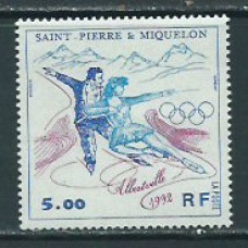 San Pierre y Miquelon - Correo Yvert 559 ** Mnh Deportes Juegos Olimpicos Albertville