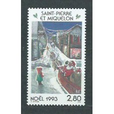 San Pierre y Miquelon - Correo Yvert 591 ** Mnh Navidad