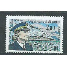 San Pierre y Miquelon - Correo Yvert 592 ** Mnh Personaje