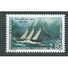 San Pierre y Miquelon - Correo Yvert 598 ** Mnh Barcos