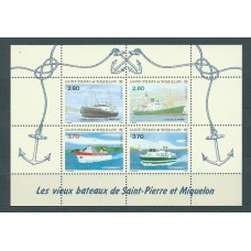 San Pierre y Miquelon - Correo Yvert 599/602 ** Mnh Barcos