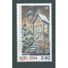 San Pierre y Miquelon - Correo Yvert 608 ** Mnh Navidad