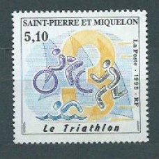 San Pierre y Miquelon - Correo Yvert 610 ** Mnh Deportes