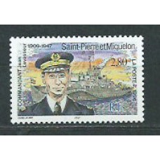 San Pierre y Miquelon - Correo Yvert 624 ** Mnh Personaje