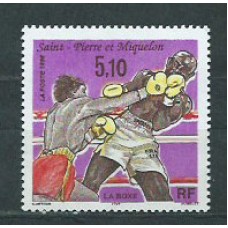 San Pierre y Miquelon - Correo Yvert 625 ** Mnh Deportes. Boxeo
