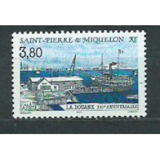 San Pierre y Miquelon - Correo Yvert 636 ** Mnh Barco