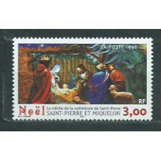 San Pierre y Miquelon - Correo Yvert 638 ** Mnh Navidad