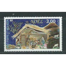 San Pierre y Miquelon - Correo Yvert 662 ** Mnh Navidad