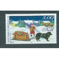 San Pierre y Miquelon - Correo Yvert 685 ** Mnh Navidad