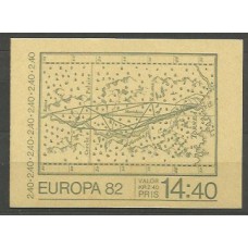 Tema Europa 1982 Suecia Yvert 1170 Carnet ** Mnh