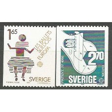 Tema Europa 1983 Suecia Yvert 1219/20 ** Mnh