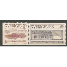 Tema Europa 1985 Suecia Yvert 1310/1a ** Mnh