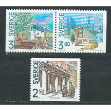 Tema Europa 1990 Suecia Yvert 1571/3 ** Mnh