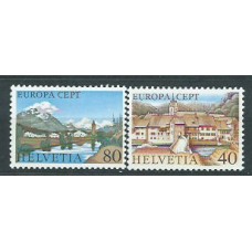 Tema Europa 1977 Suiza Yvert 1024/5 ** Mnh