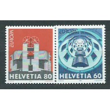 Tema Europa 1993 Suiza Yvert 1428/9 ** Mnh