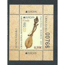 Tema Europa 2014 Montenegro Yvert Hoja 14 ** Mnh