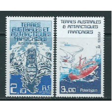 Tierras Australes - Correo Yvert 120/1 ** Mnh Barcos