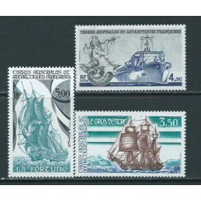 Tierras Australes - Correo Yvert 135/7 ** Mnh Barcos