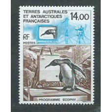 Tierras Australes - Correo Yvert 180 ** Mnh Fauna. Aves. Pingüino