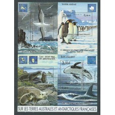 Tierras Australes - Correo Yvert 298/301 ** Mnh Fauna