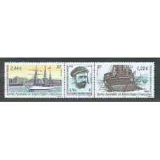 Tierras Australes - Correo Yvert 369/71 ** Mnh Barcos