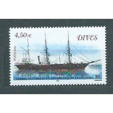 Tierras Australes - Correo Yvert 388 ** Mnh Barco