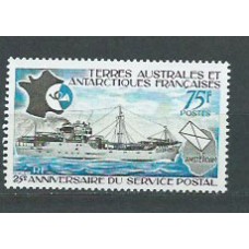 Tierras Australes - Correo Yvert 54 ** Mnh Barco