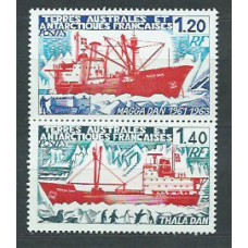 Tierras Australes - Correo Yvert 66/7 ** Mnh Barcos