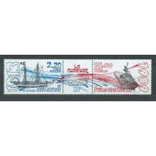 Tierras Australes - Aereo Yvert 105/6A ** Mnh Barcos