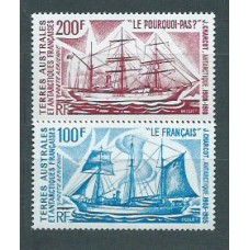 Tierras Australes - Aereo Yvert 38/9 ** Mnh Barcos