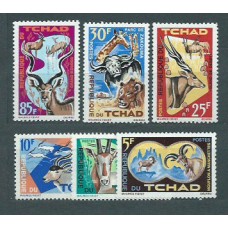 Tchad - Correo Yvert 104/9 ** Mnh  Fauna