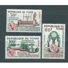 Tchad - Correo Yvert 110/2 ** Mnh  Telecomunicaciones