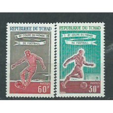 Tchad - Correo Yvert 127/8 ** Mnh  Deportes fútbol