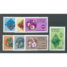 Tchad - Correo Yvert 299/305 ** Mnh  Flores